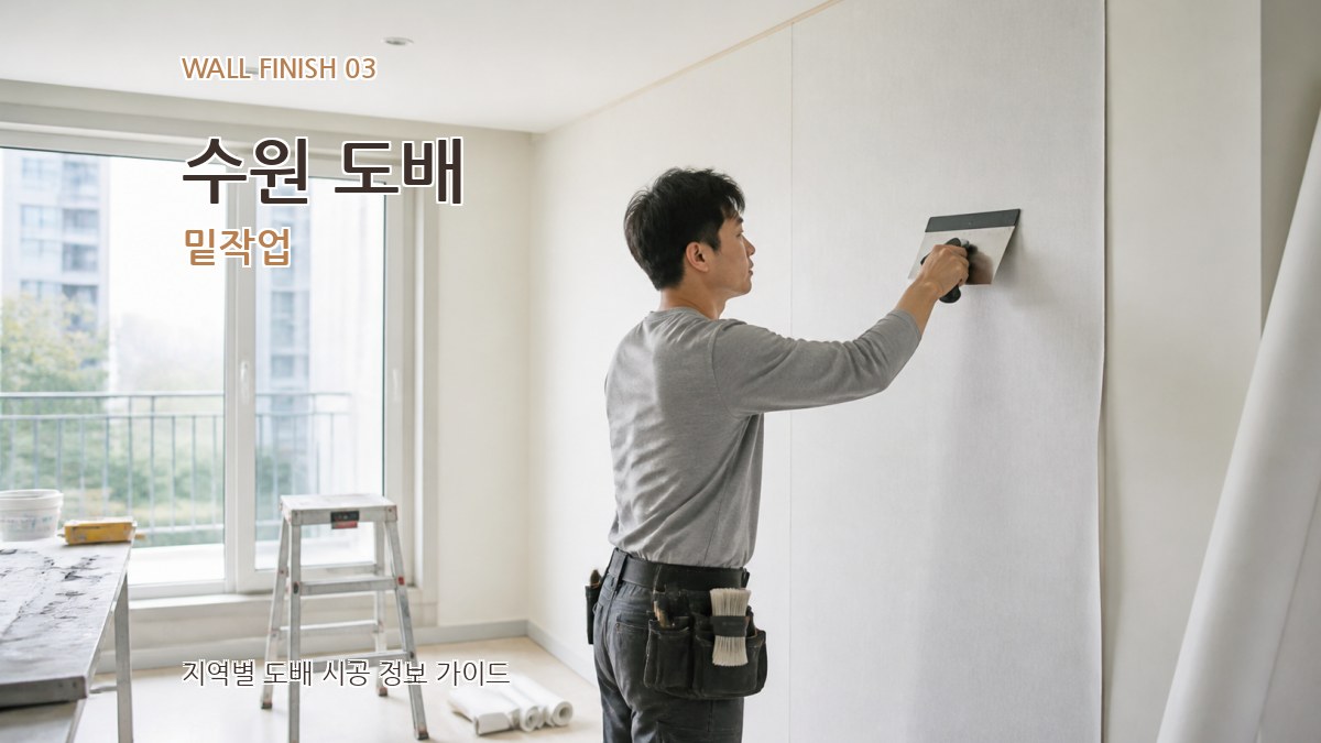 수원 도배 밑작업