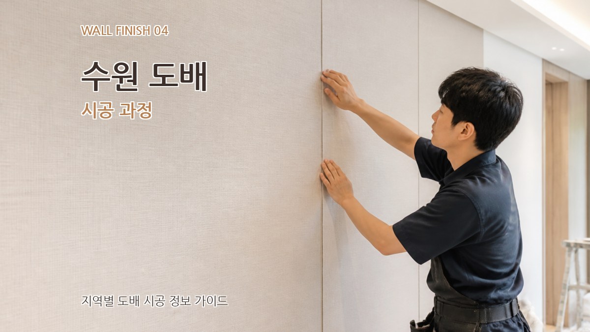 수원 도배 시공 과정