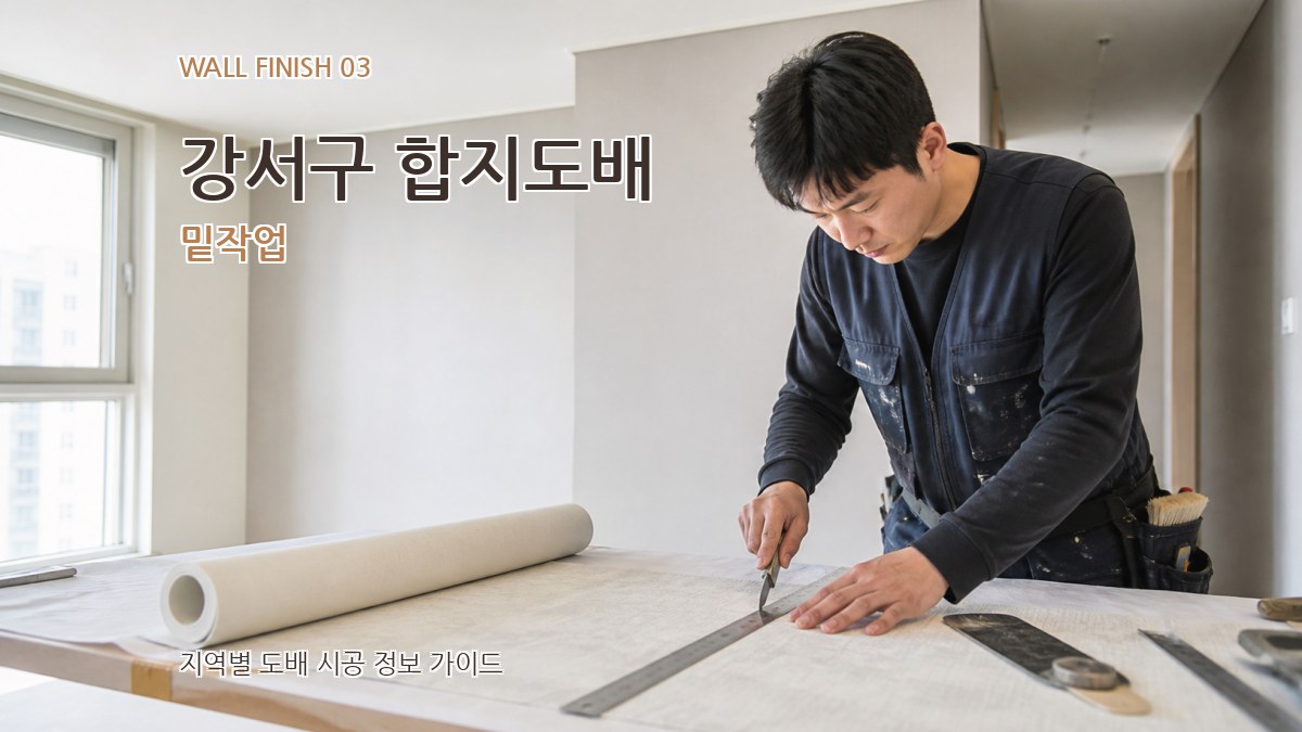 강서구 합지도배 밑작업