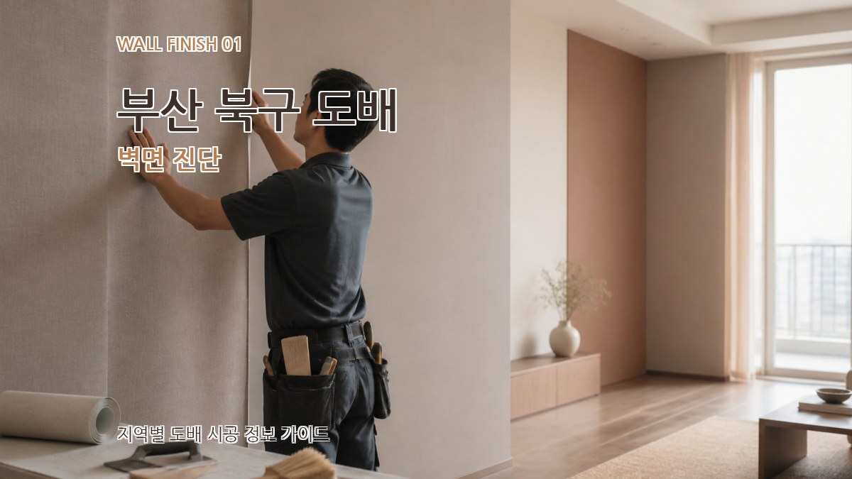 부산 북구 도배 벽면 진단
