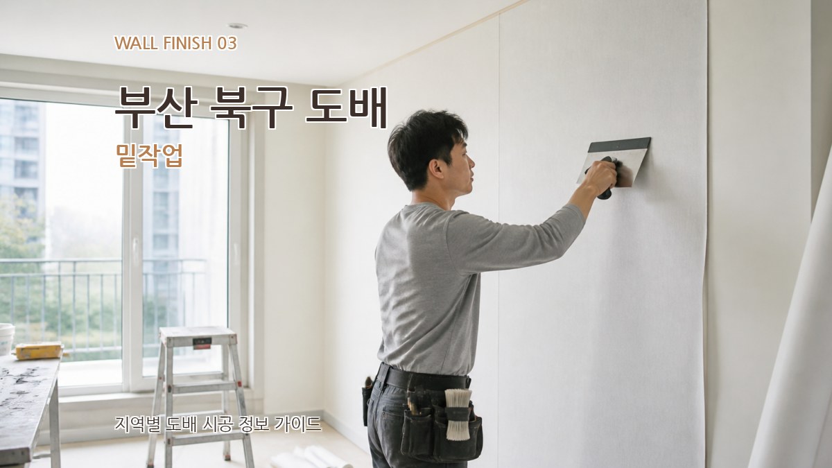 부산 북구 도배 밑작업