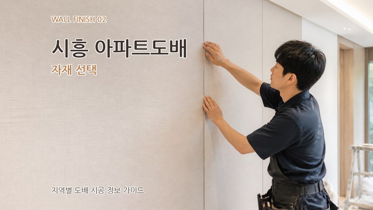 시흥 아파트도배 자재 선택