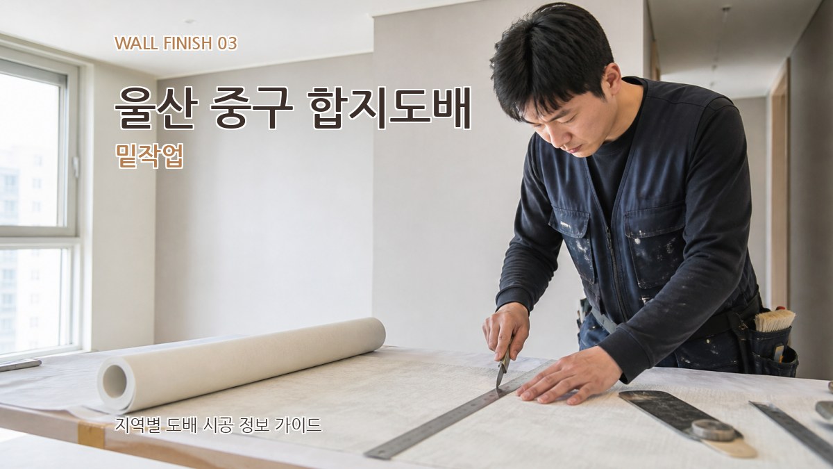 울산 중구 합지도배 밑작업