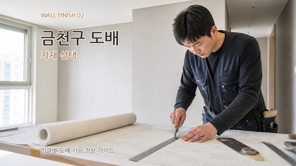 금천구 도배 자재 선택