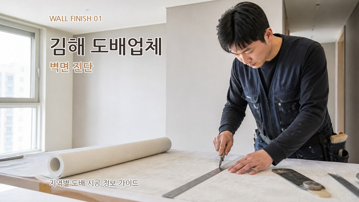 김해 도배업체 벽면 진단