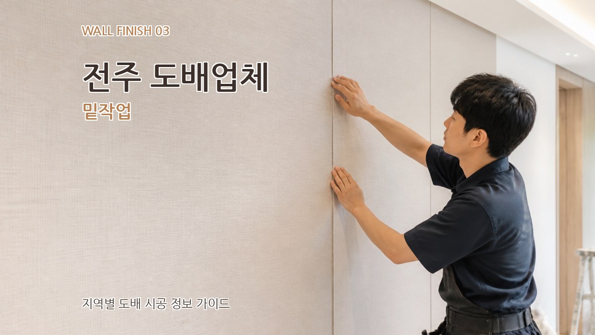 전주 도배업체 밑작업