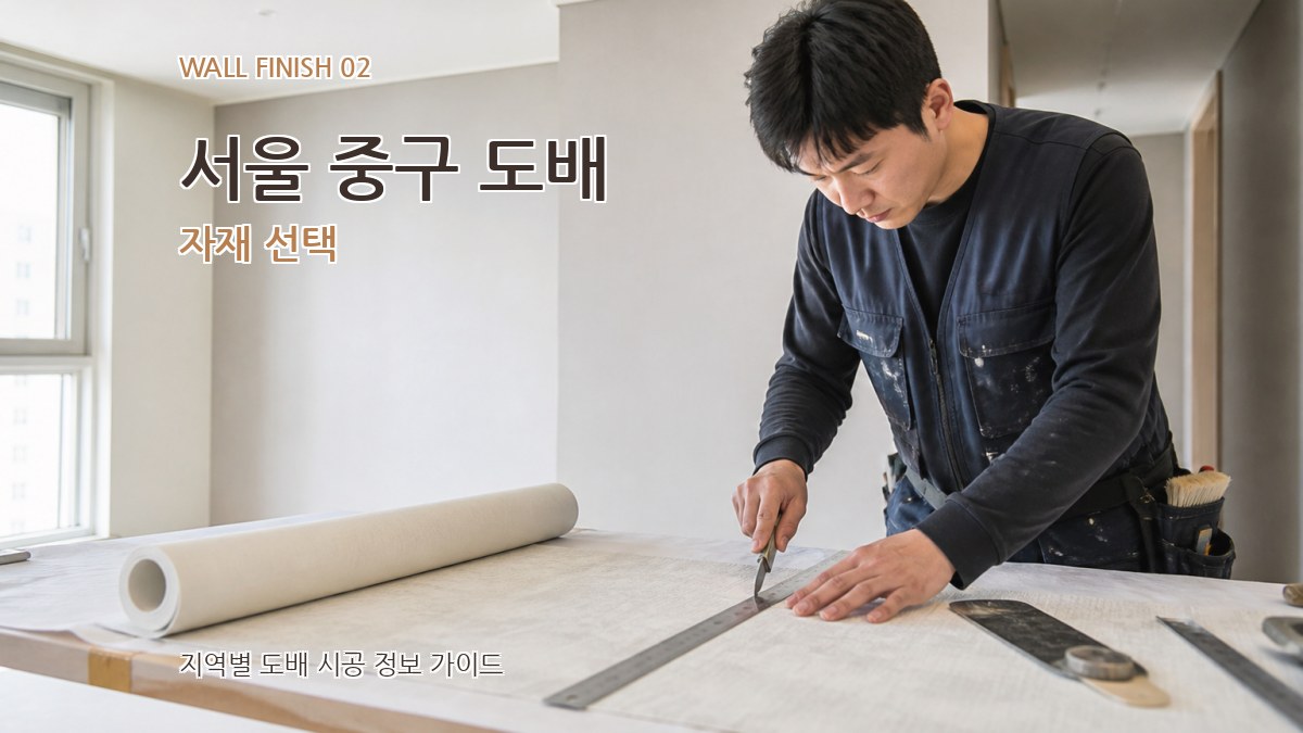 서울 중구 도배 자재 선택