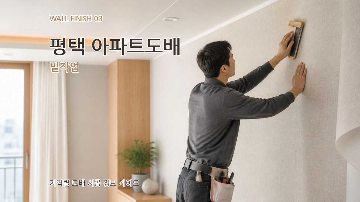 평택 아파트도배 밑작업