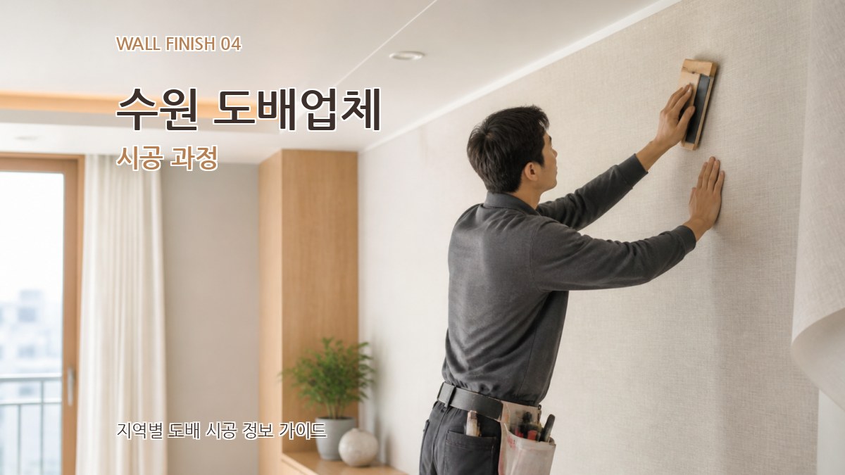 수원 도배업체 시공 과정