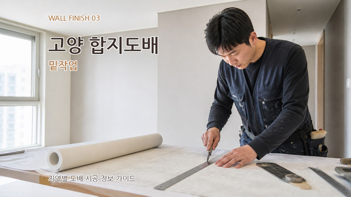 고양 합지도배 밑작업