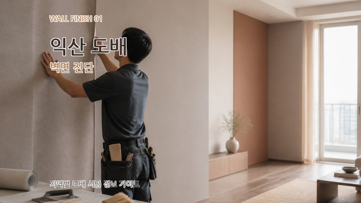 익산 도배 벽면 진단