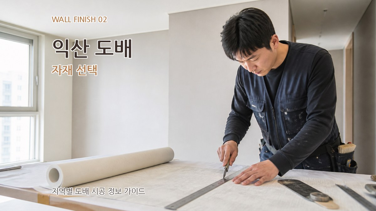 익산 도배 자재 선택