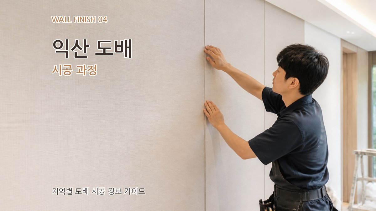 익산 도배 시공 과정