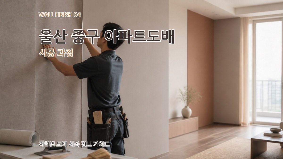 울산 중구 아파트도배 시공 과정
