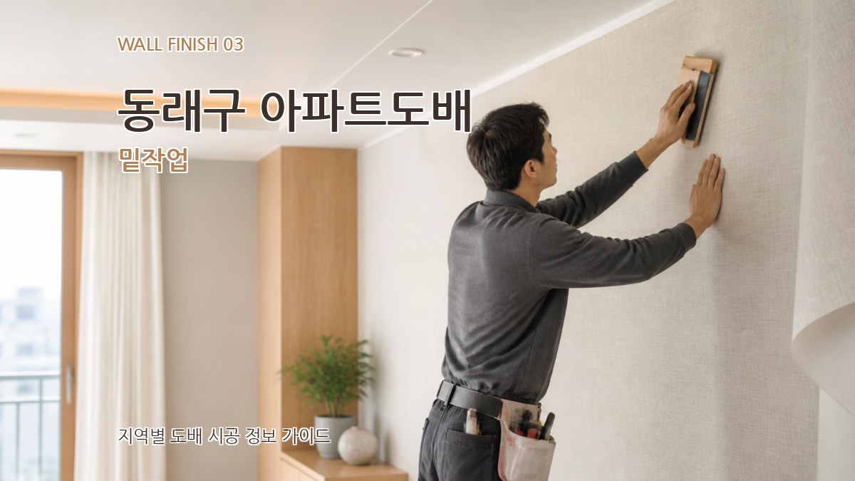 동래구 아파트도배 밑작업