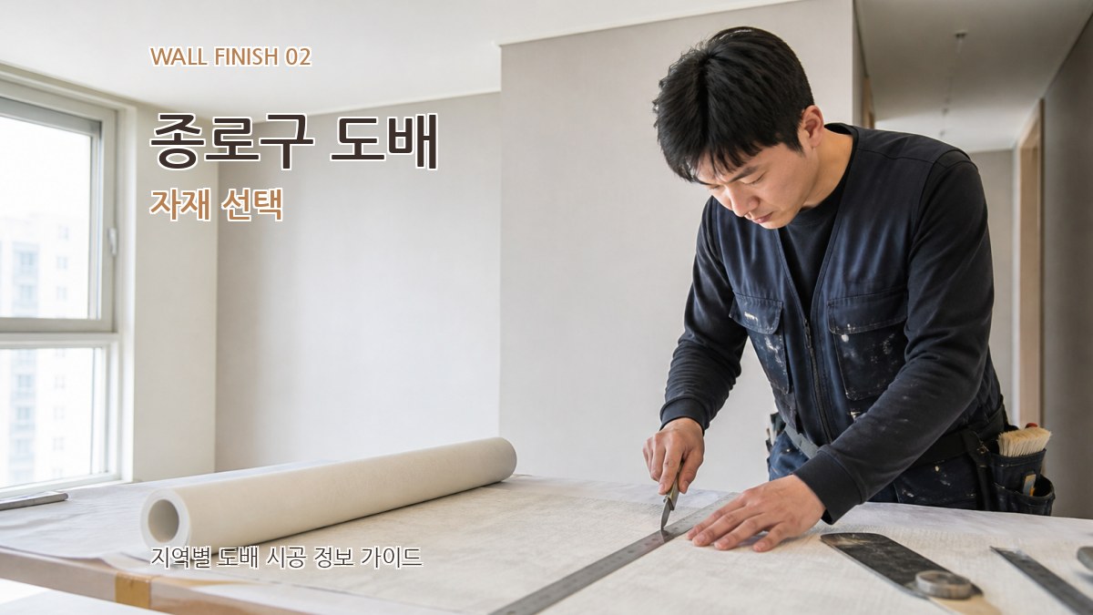 종로구 도배 자재 선택