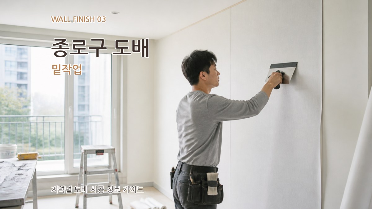종로구 도배 밑작업