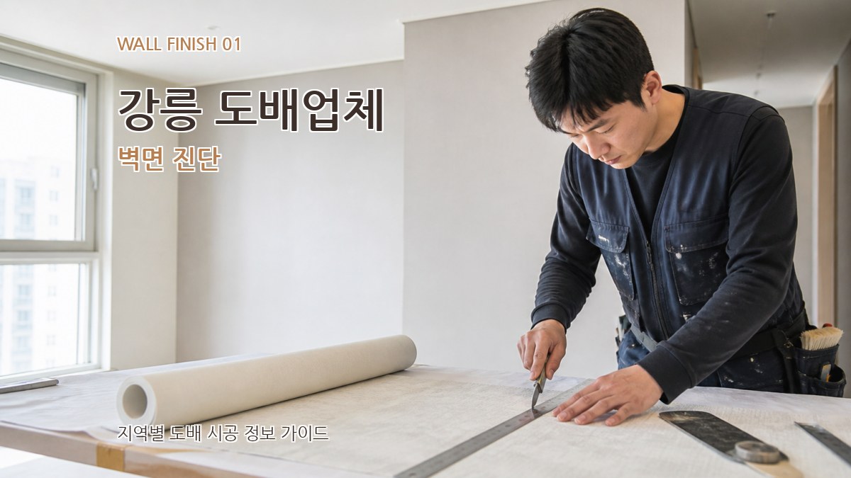 강릉 도배업체 벽면 진단