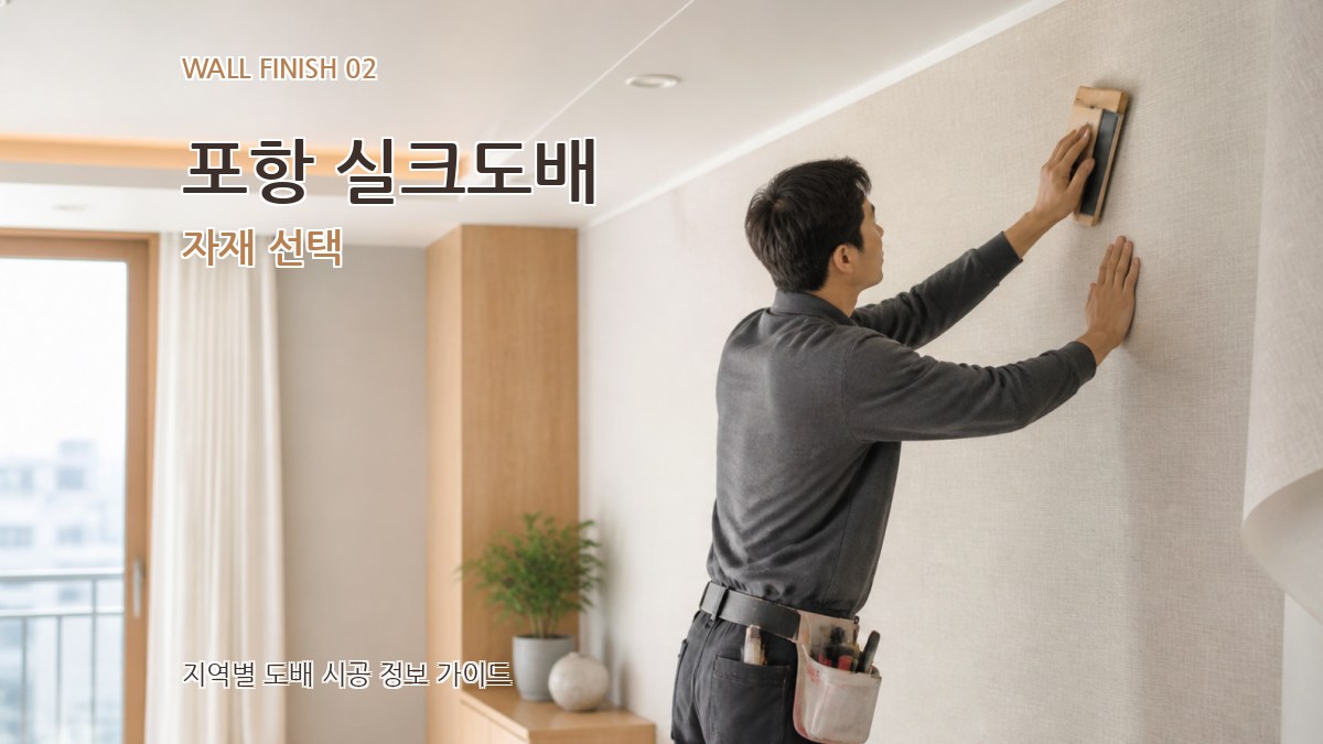 포항 실크도배 자재 선택