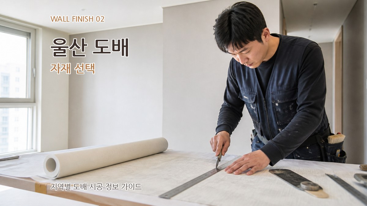 울산 도배 자재 선택