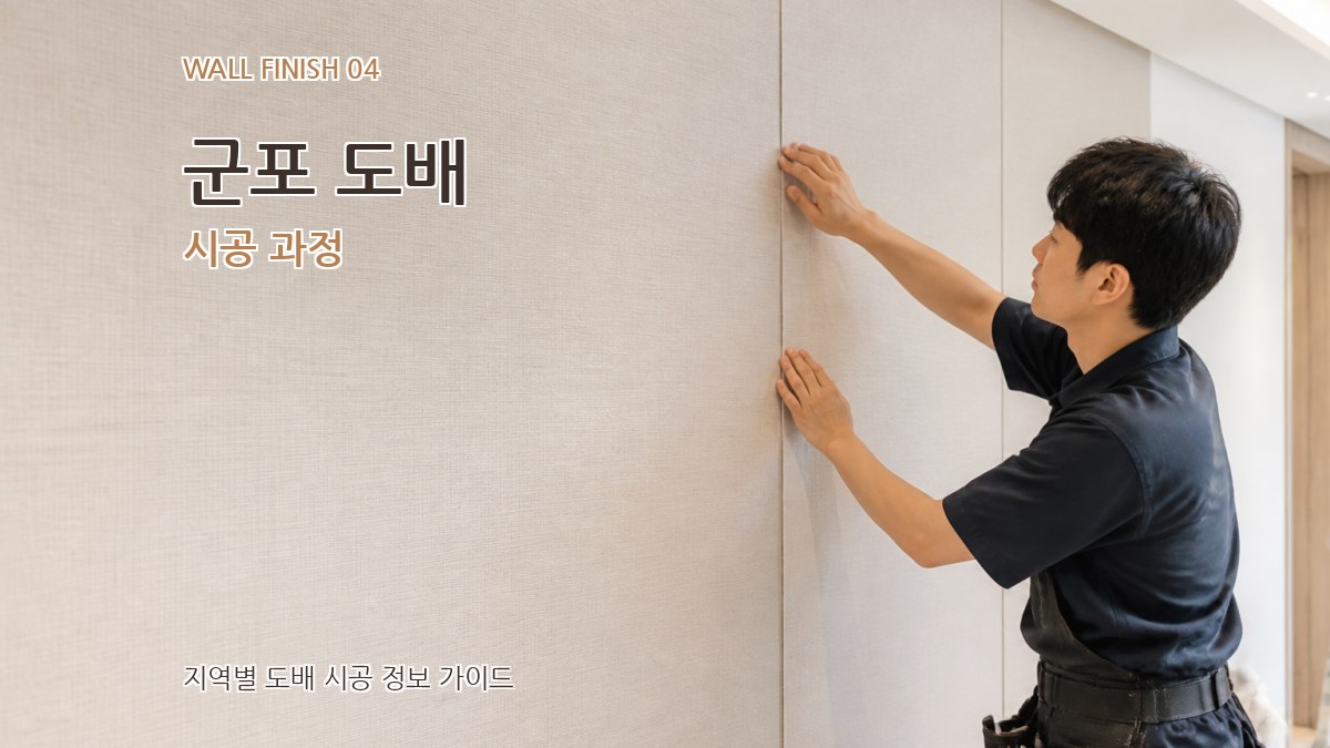 군포 도배 시공 과정