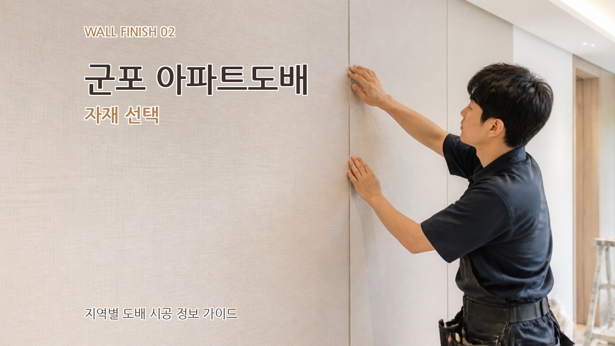 군포 아파트도배 자재 선택